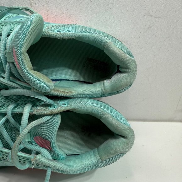 K-Swiss Womens Pickleball Shoes Size 8.5 Teal & Pink Low Top Lightweight - Picture 6 of 9